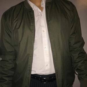 Cottonon Green Bomber Jacket